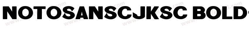 notosanscjksc bold字体转换